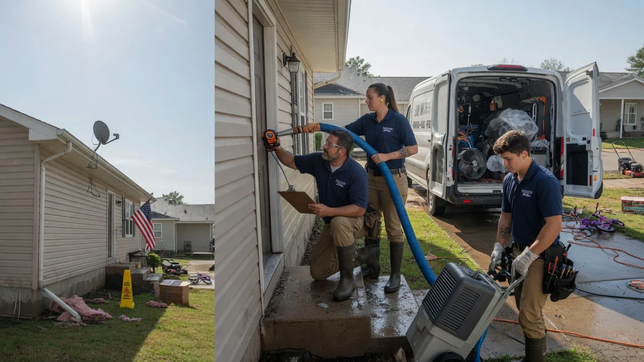 Ceiling Water Damage Restoration in Varna, IL near me